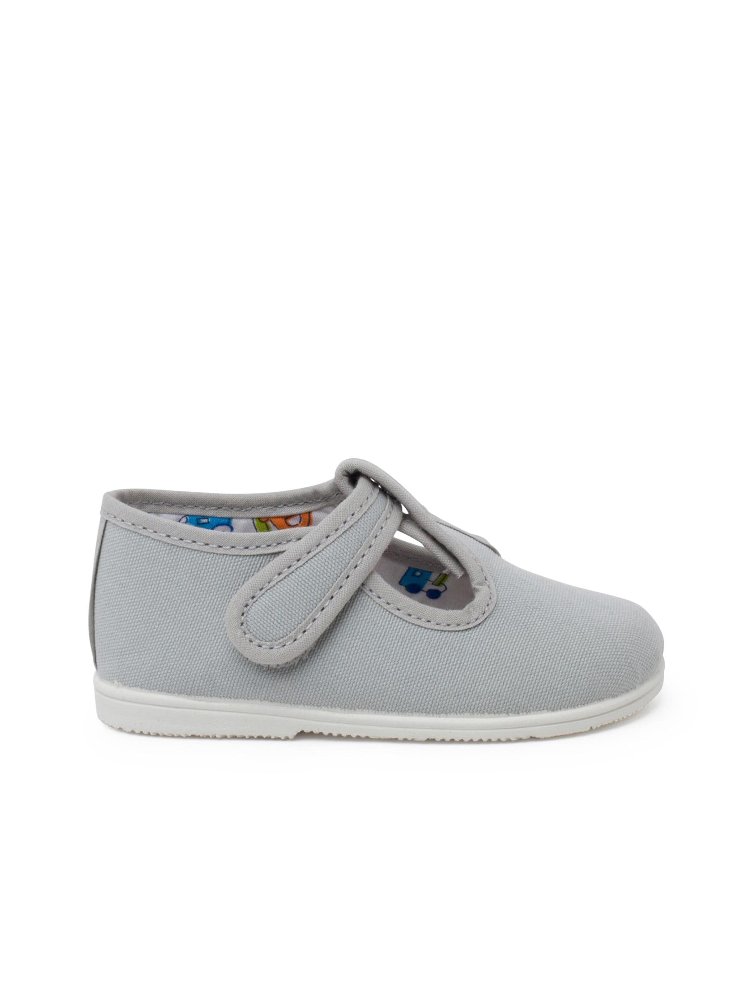 Pisamonas First-Step Shoes in Grey