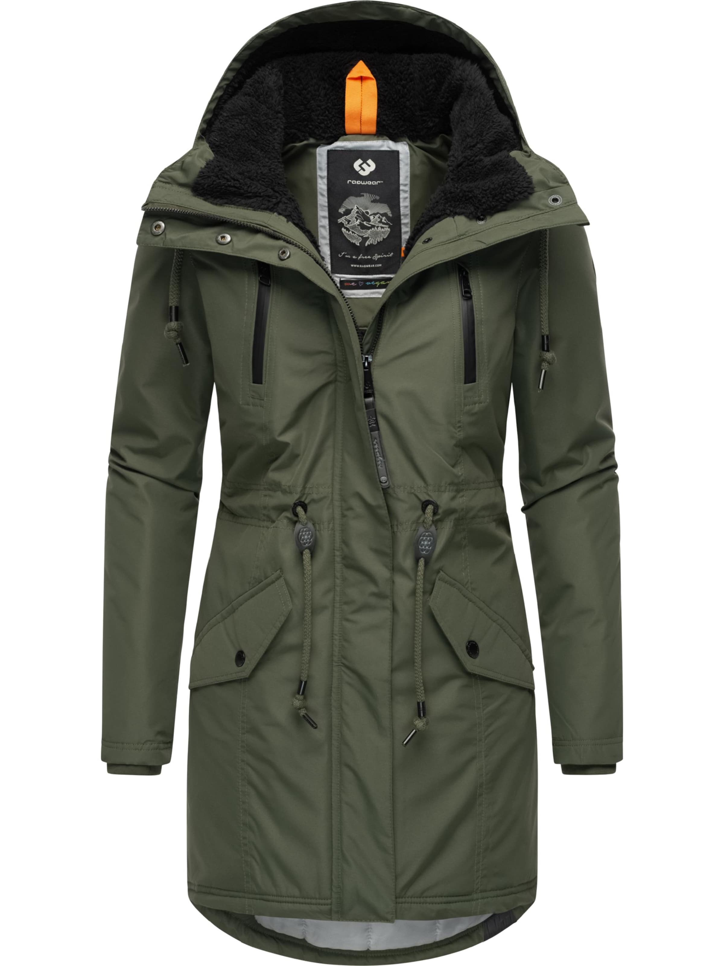 Ragwear Winter parka 'Elsien' in Green