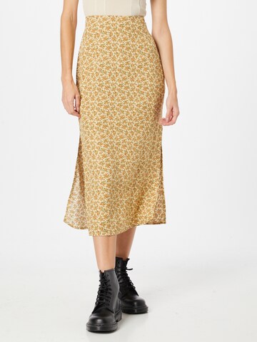 Motel Skirt 'Tindra' in Yellow: front