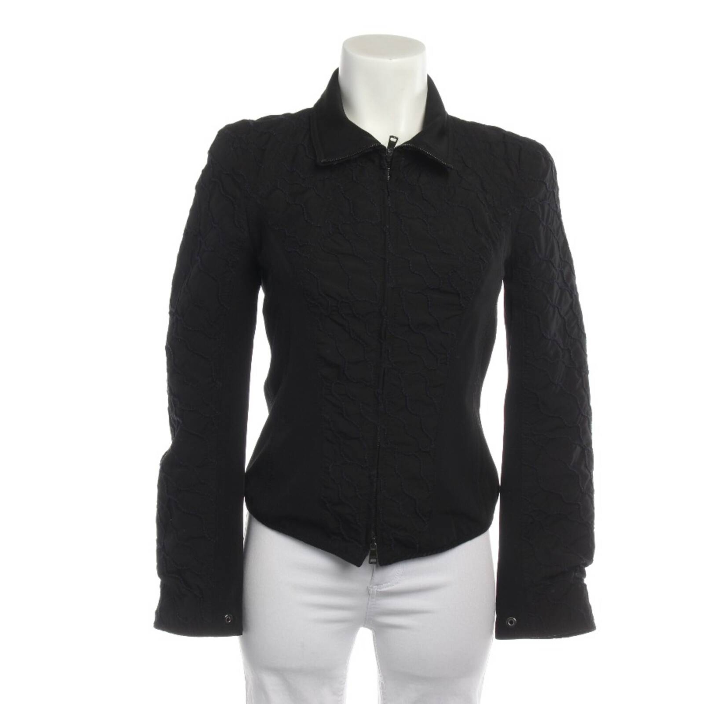 Marc Cain Sommerjacke XS in Schwarz: Vorderseite