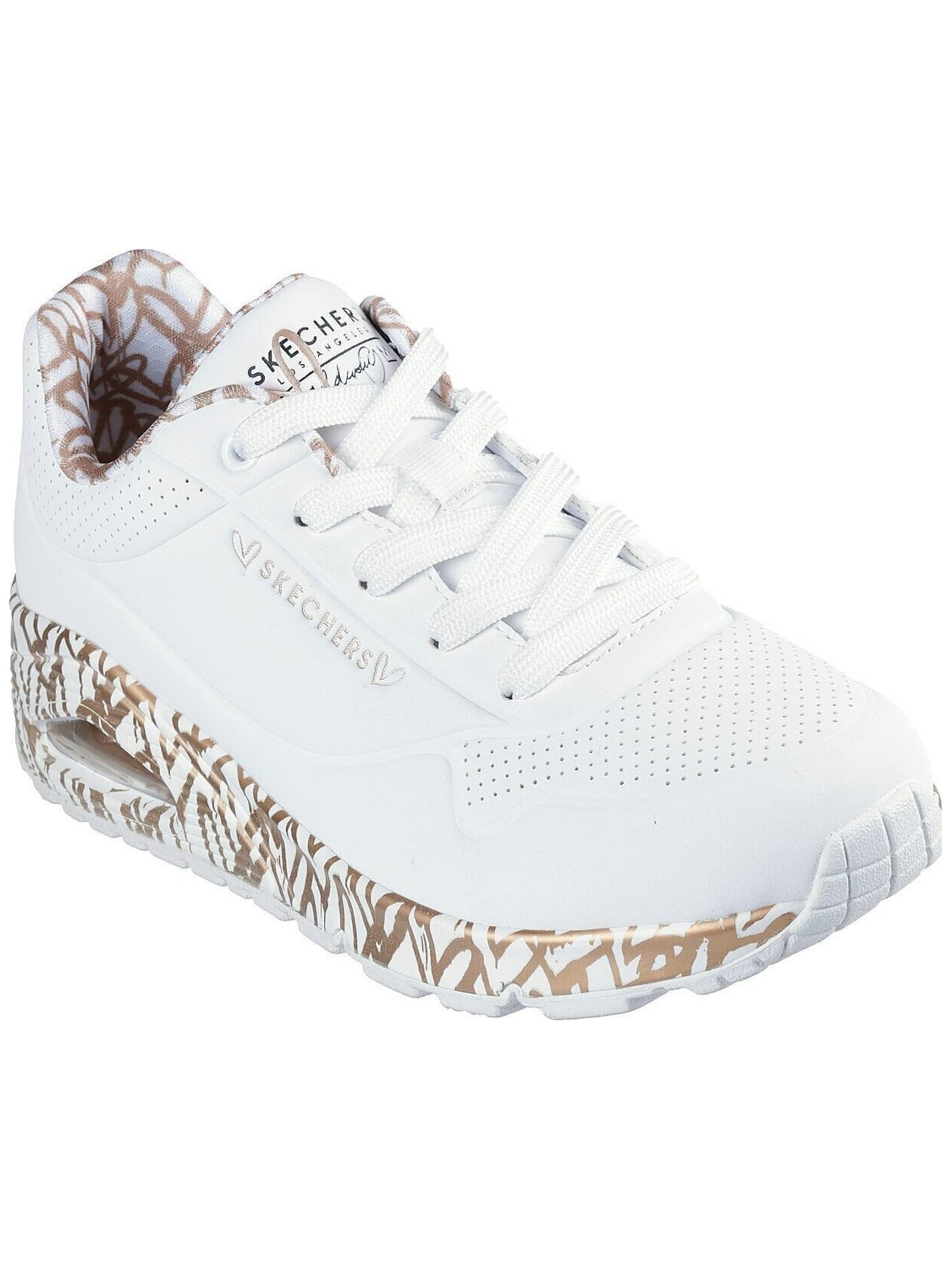 Chaussure de sport 'Skechers Uno - Loving Love' SKECHERS en blanc : devant