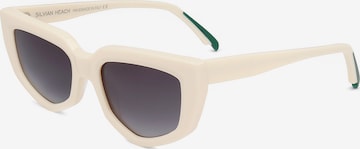 Occhiali da sole 'ANISSA' di Silvian Heach in bianco: frontale