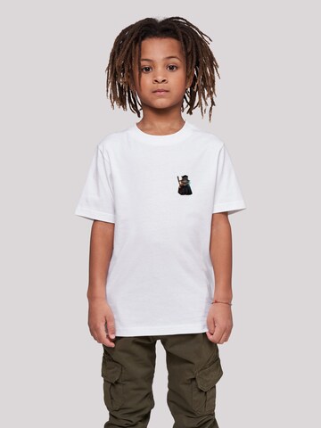 F4NT4STIC Shirt 'Animal Galore' in Wit: voorkant