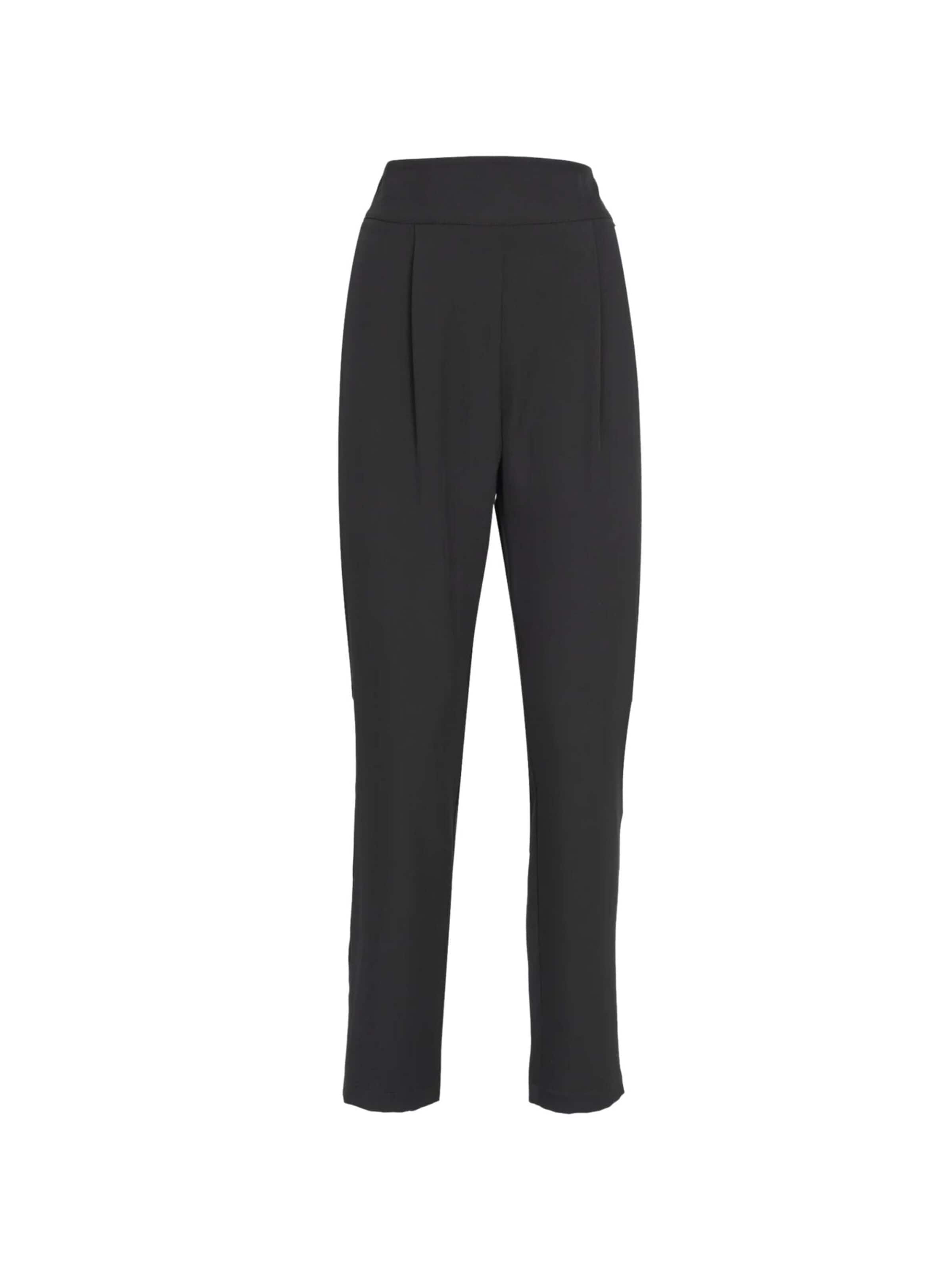 Influencer Baggy Trousers 'High-waisted trousers' in Black: front
