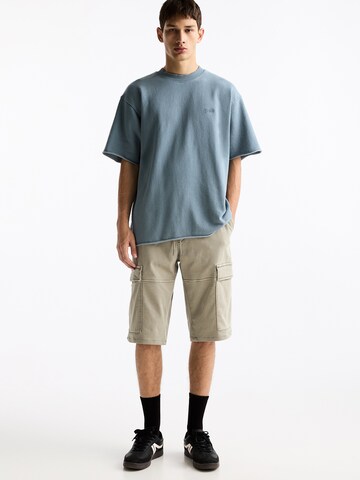 Pull&Bear Regular Cargobroek in Beige