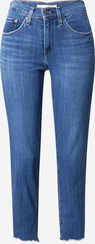 Regular Jeans '724 Hirise Straight Crop' de la LEVI'S ® pe albastru: față