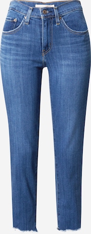 LEVI'S ® - Regular Calças de ganga '724 Hirise Straight Crop' em azul: frente