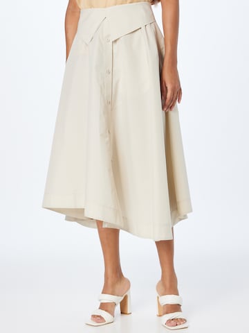 3.1 Phillip Lim Skirt in Grey: front