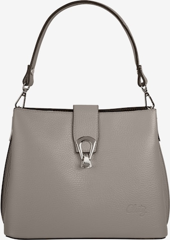 Cluty Crossbody Bag in Grey: front