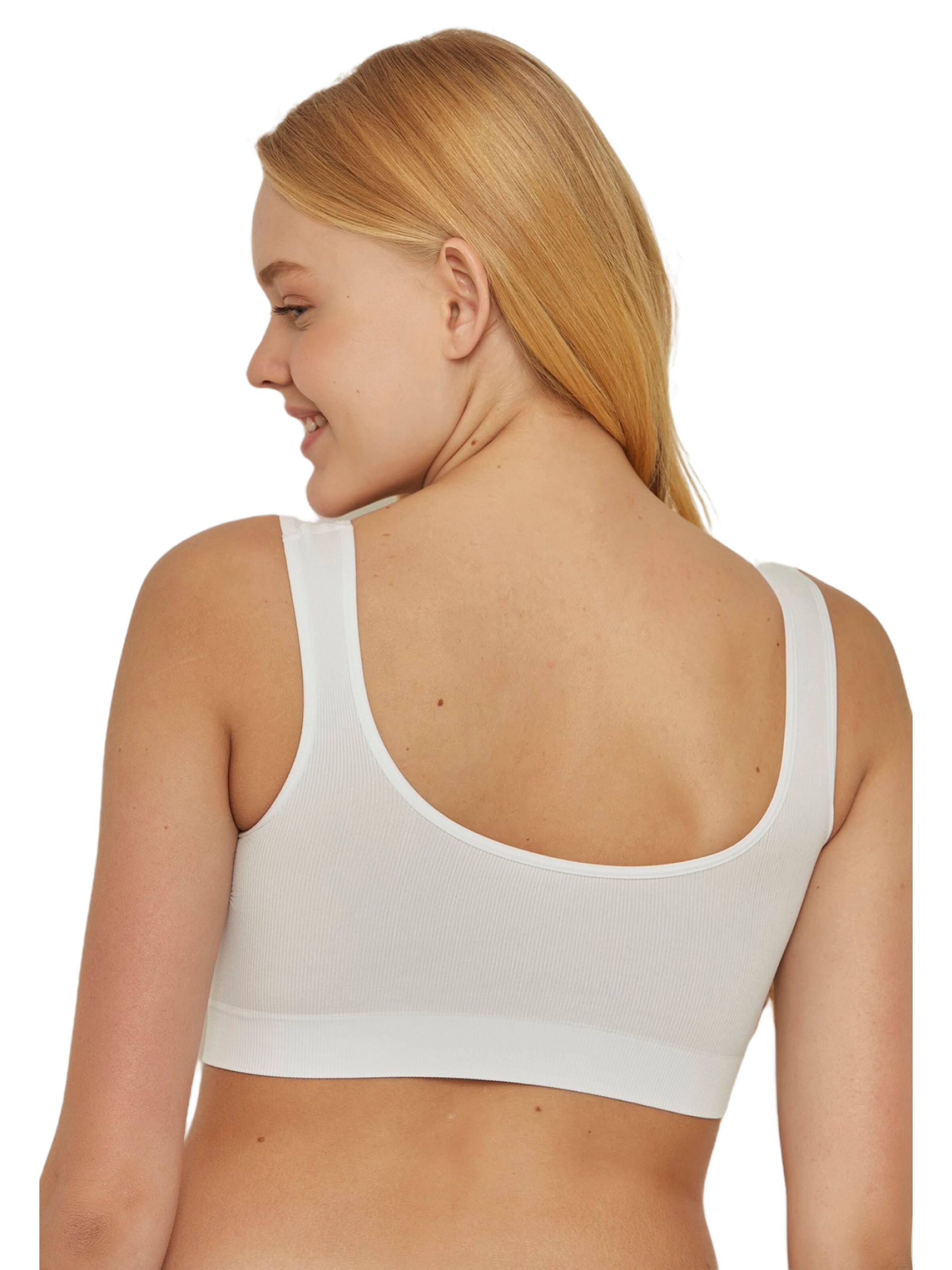 C&City Bralette Bra in White