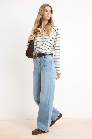 Regular Jean Trendyol en bleu