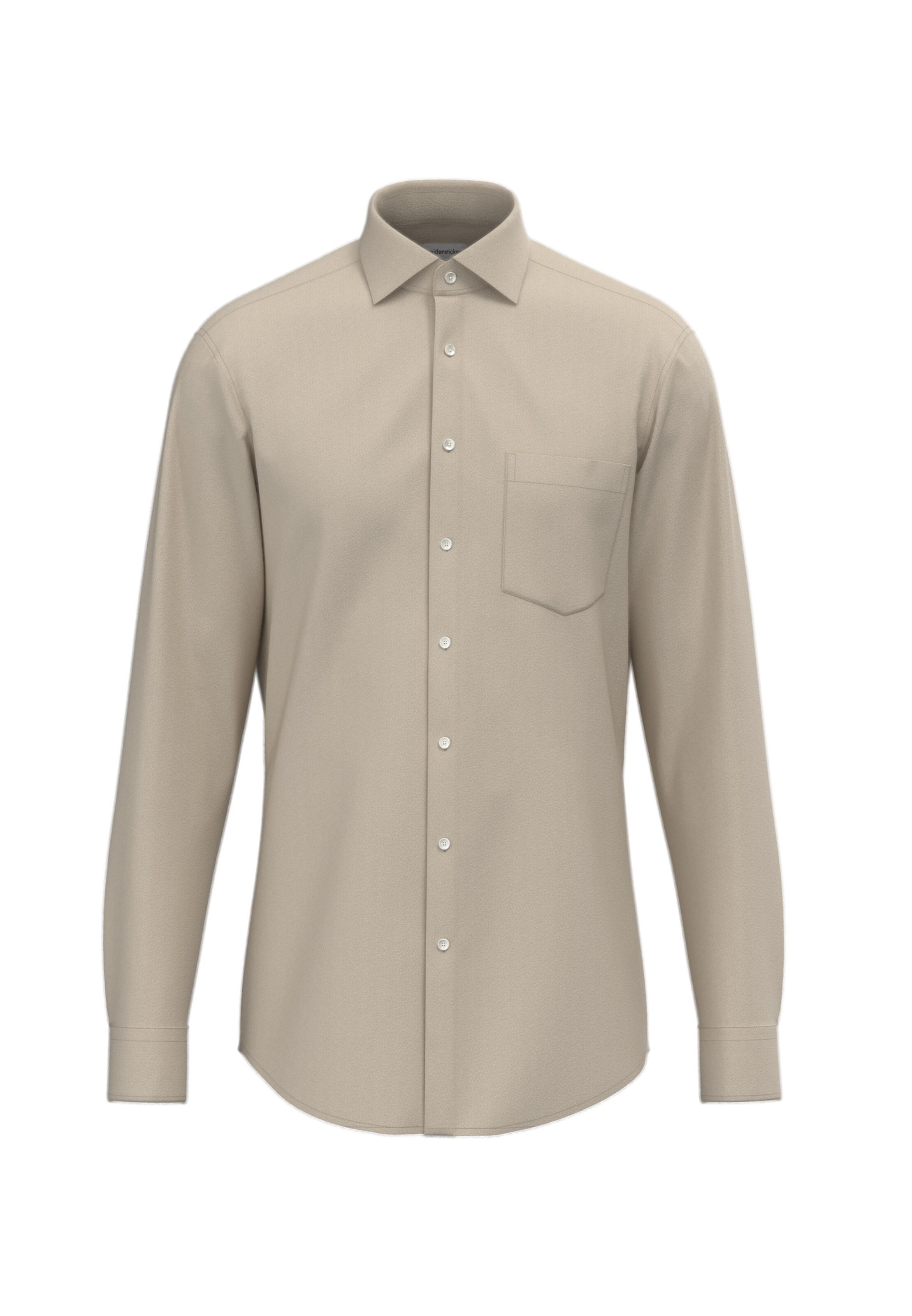 SEIDENSTICKER Regular fit Business shirt in Beige: front