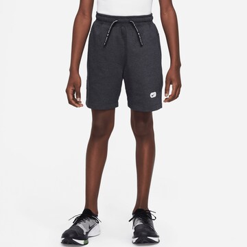 NIKE Regular Workout Pants in Grey: front
