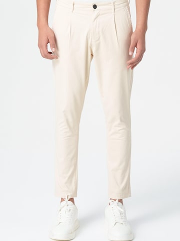M.O.D MIRACLE OF DENIM Slimfit Lærredsbukser i beige