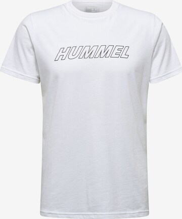 T-Shirt fonctionnel 'Callum' Hummel en blanc : devant