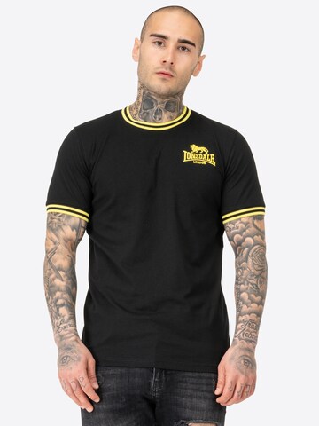 LONSDALE Tričko 'Ducansby' - Čierna: predná strana