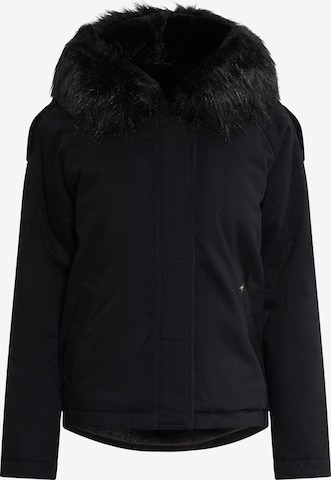 faina Winter Jacket in Black: front