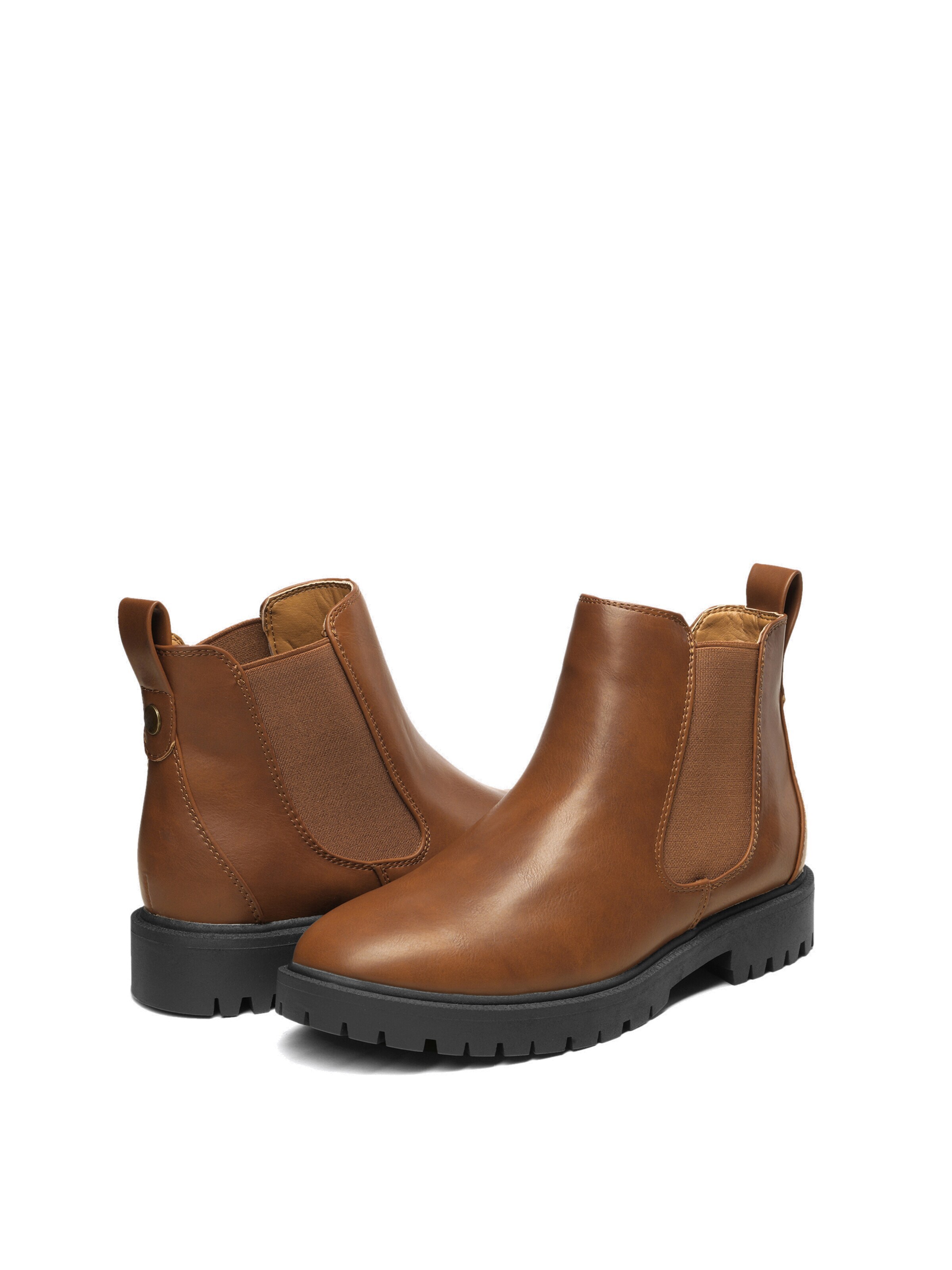 Boots 'DREAM PAIRS Damen Chelsea Boots Klassische Stiefeletten' di Dream Pairs in marrone