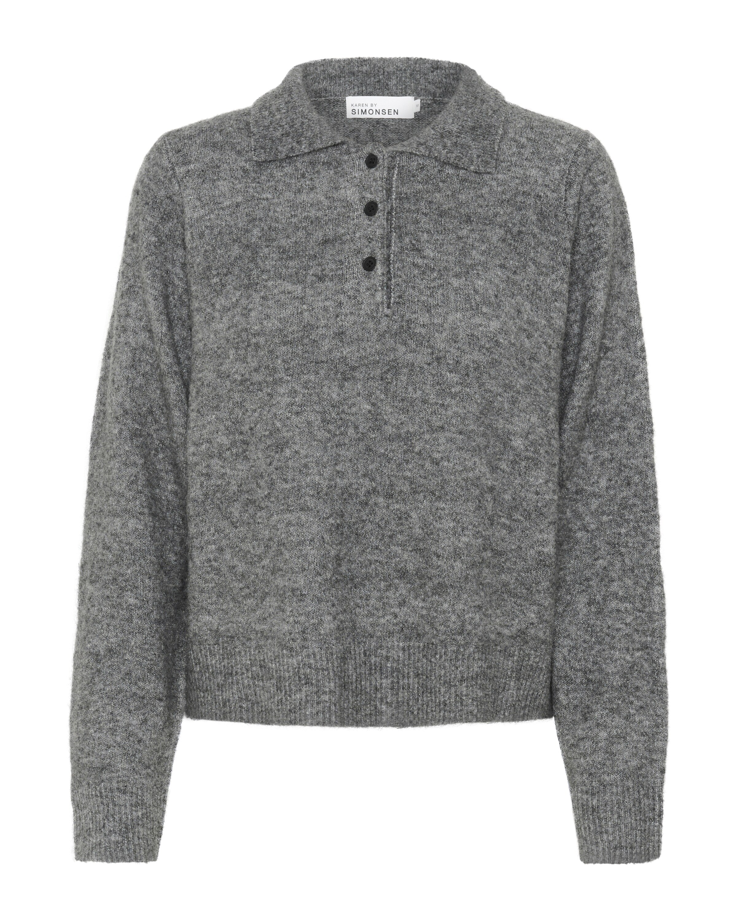 KAREN BY SIMONSEN Pullover 'Noabelle' in Grau: Vorderseite