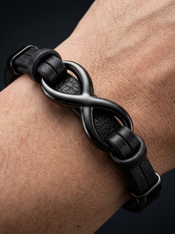 UNIQAL Armband 'INFINITY' in Zwart
