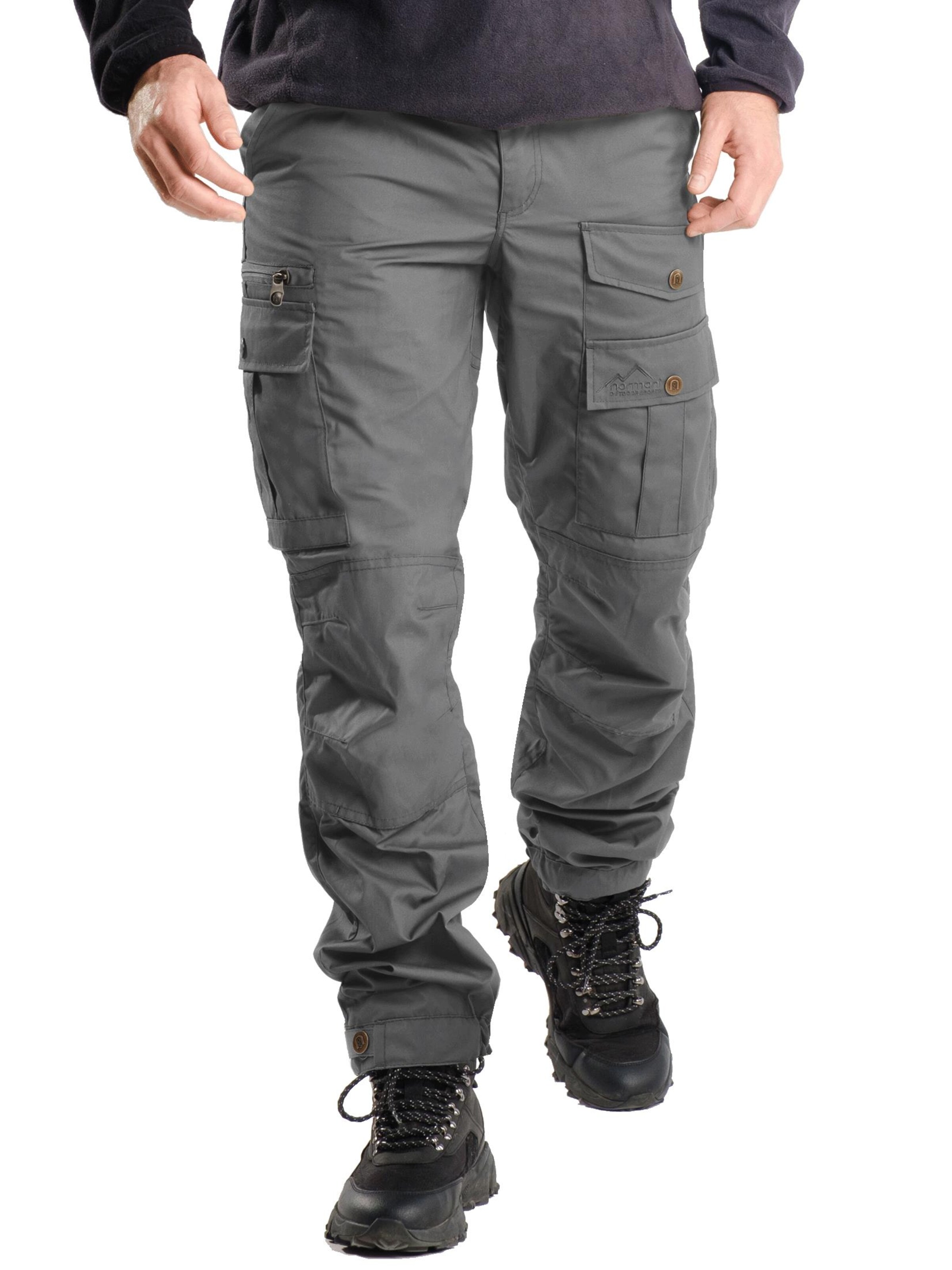 normani Regular Outdoor trousers 'Leviathan' in Grey: front
