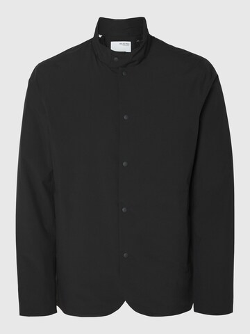 SELECTED HOMME Tussenjas in Zwart