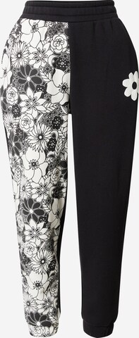 florence by mills exclusive for ABOUT YOU Tapered Broek 'Goldie' in Zwart: voorkant