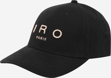 IRO Cap 'GREB' in Black: front