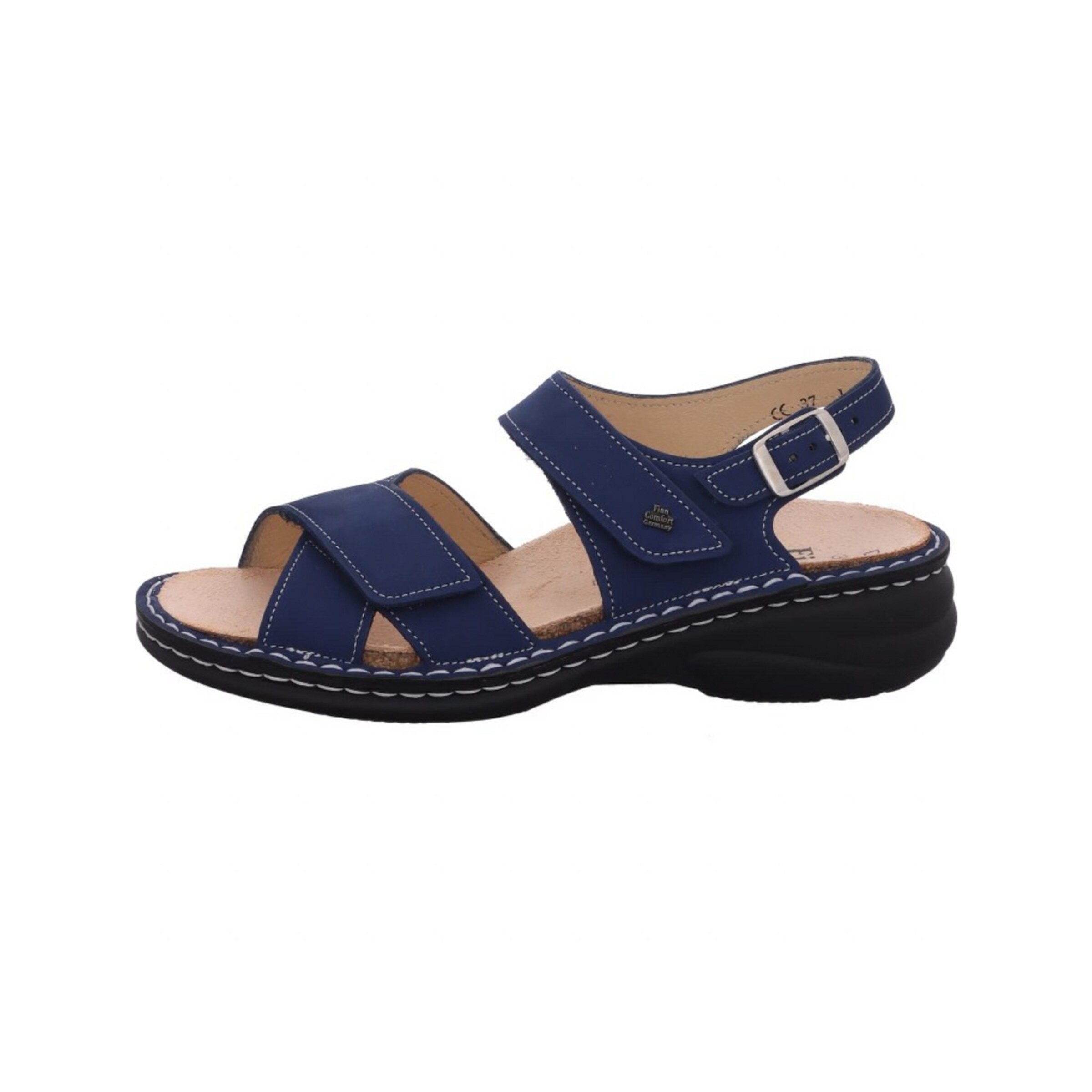 Finn Comfort Sandalen met riem 'Linosa' in Blauw: voorkant