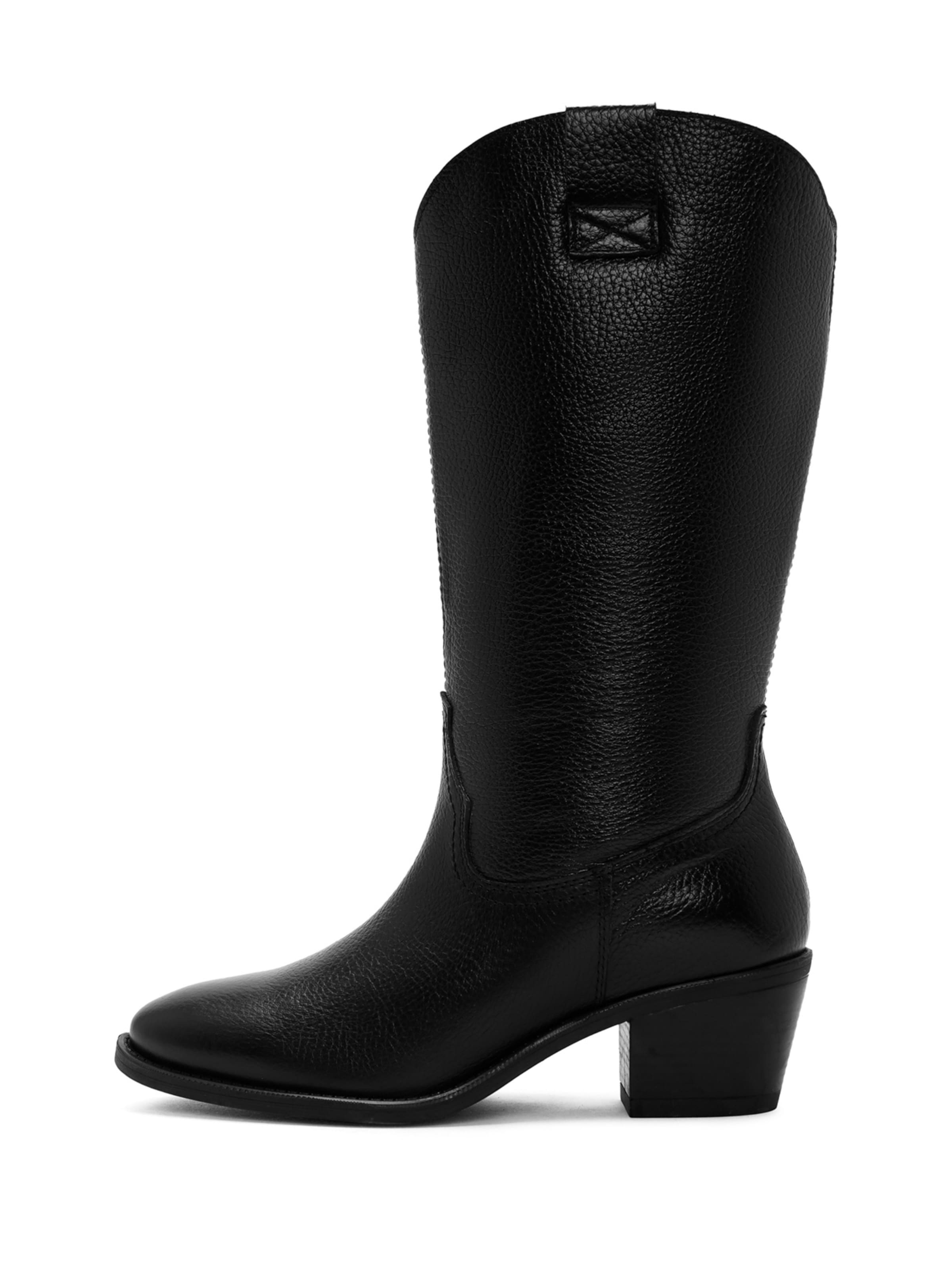 Derimod Cowboy boot in Black: front