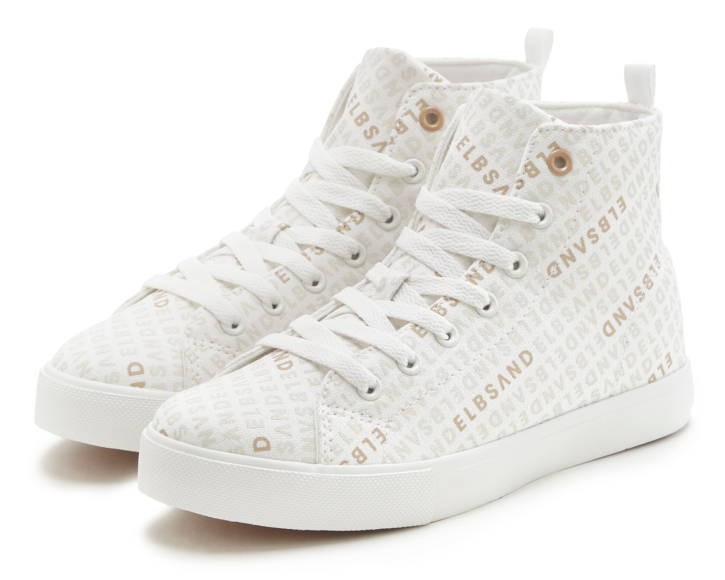 Elbsand High-Top Sneakers in White