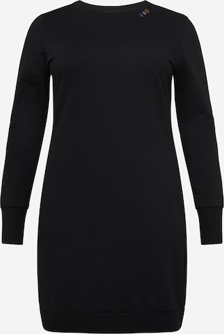 Ragwear Plus Dress 'MENITA' in Black: front