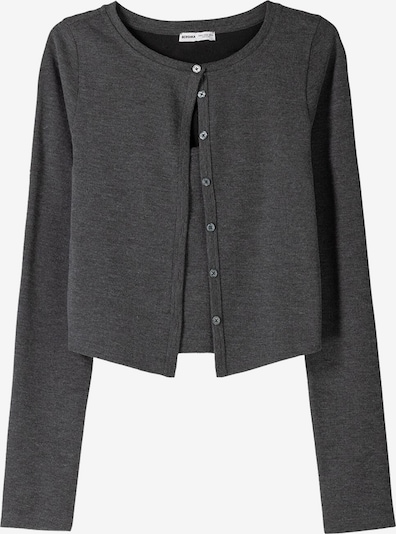 Bershka Cardigan i XS i mørkegrå, Produktvisning