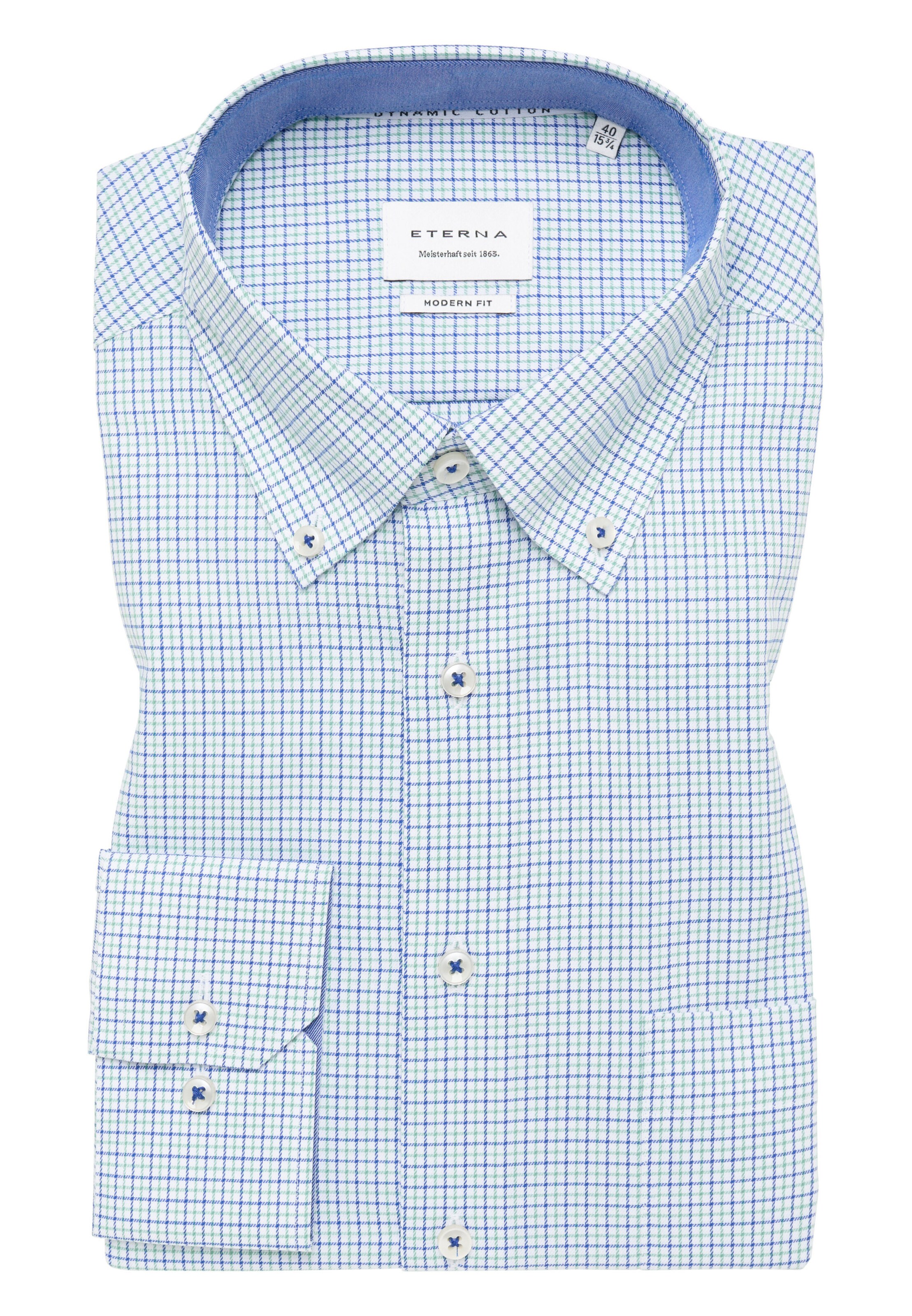 ETERNA Regular Fit Hemd in Weiß