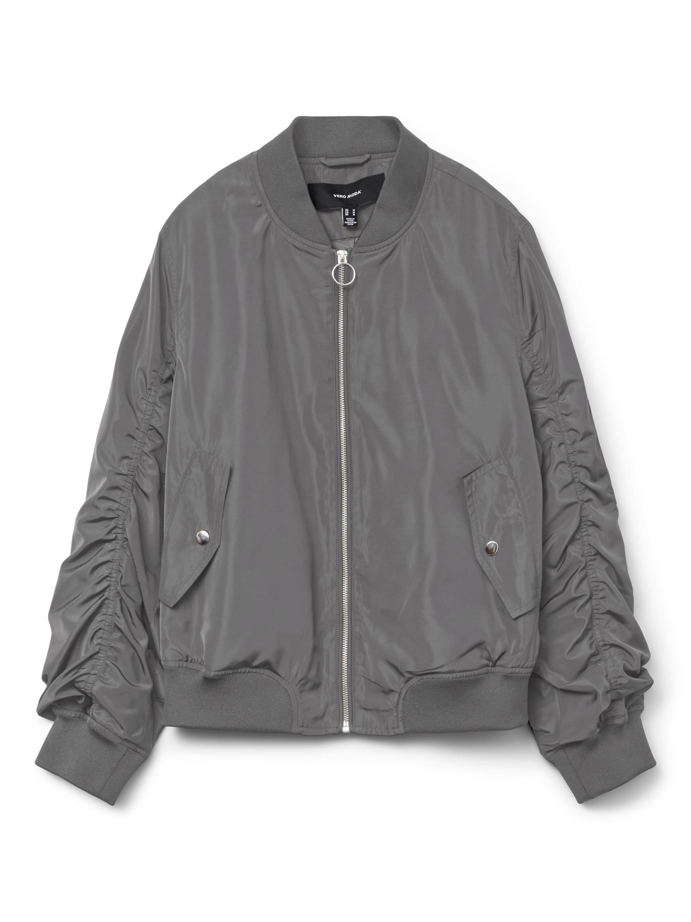 VERO MODA Tussenjas 'SNKatarina' in Grijs: voorkant