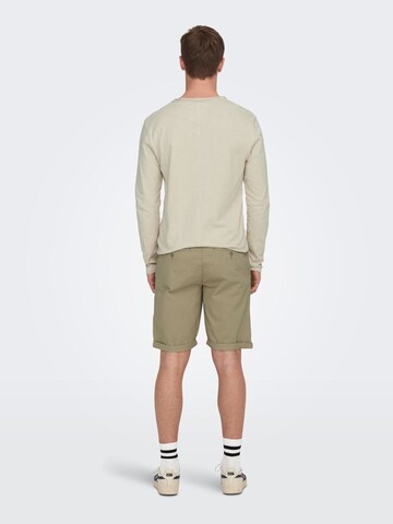 Only & Sons regular Lærredsbukser 'Peter' i beige