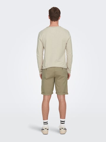 Regular Pantalon chino 'Peter' Only & Sons en beige