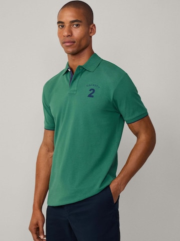 Hackett London Poloshirt 'Heritage' in Grün: Vorderseite