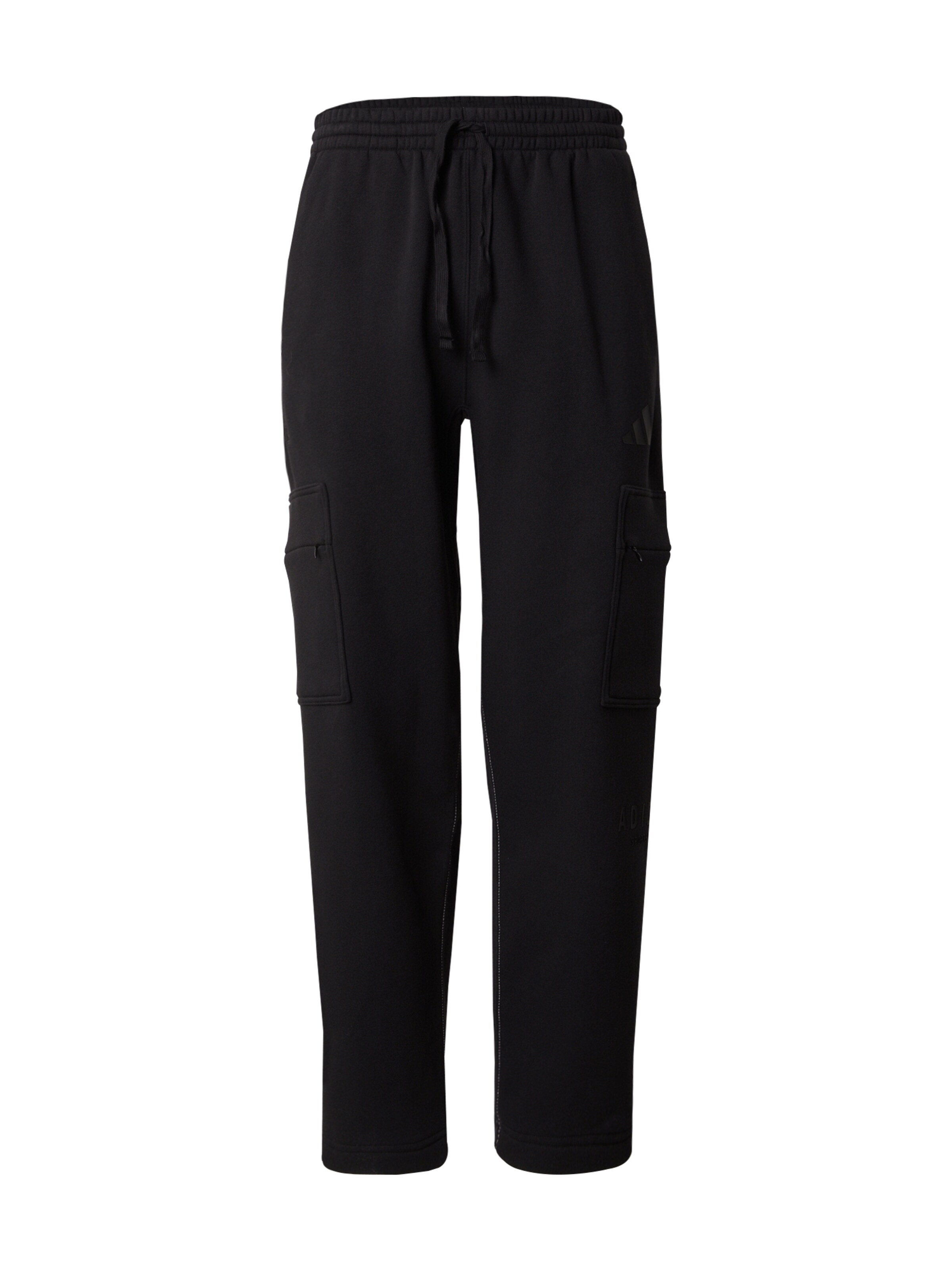 ADIDAS SPORTSWEAR Loosefit Sportnadrágok - fekete: elől