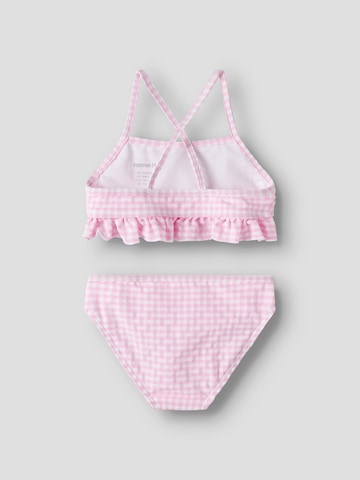 NAME IT Bralette Bikini 'NMFZammer' in Pink