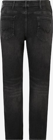 JACK & JONES Loosefit Jeans 'Mike' in Zwart