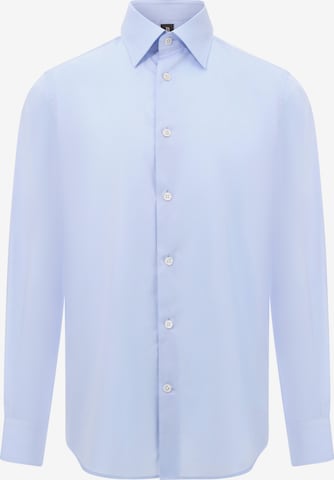 Regular fit Camicia di Boggi Milano in blu: frontale