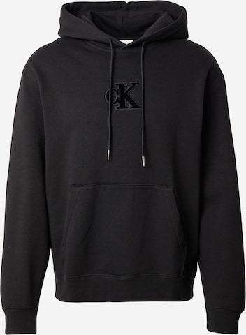 Calvin Klein Jeans Μπλούζα φούτερ σε μαύρο: μπροστά