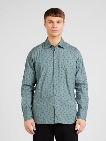 BOSS Regular fit Overhemd 'Remiton' in Groen: voorkant