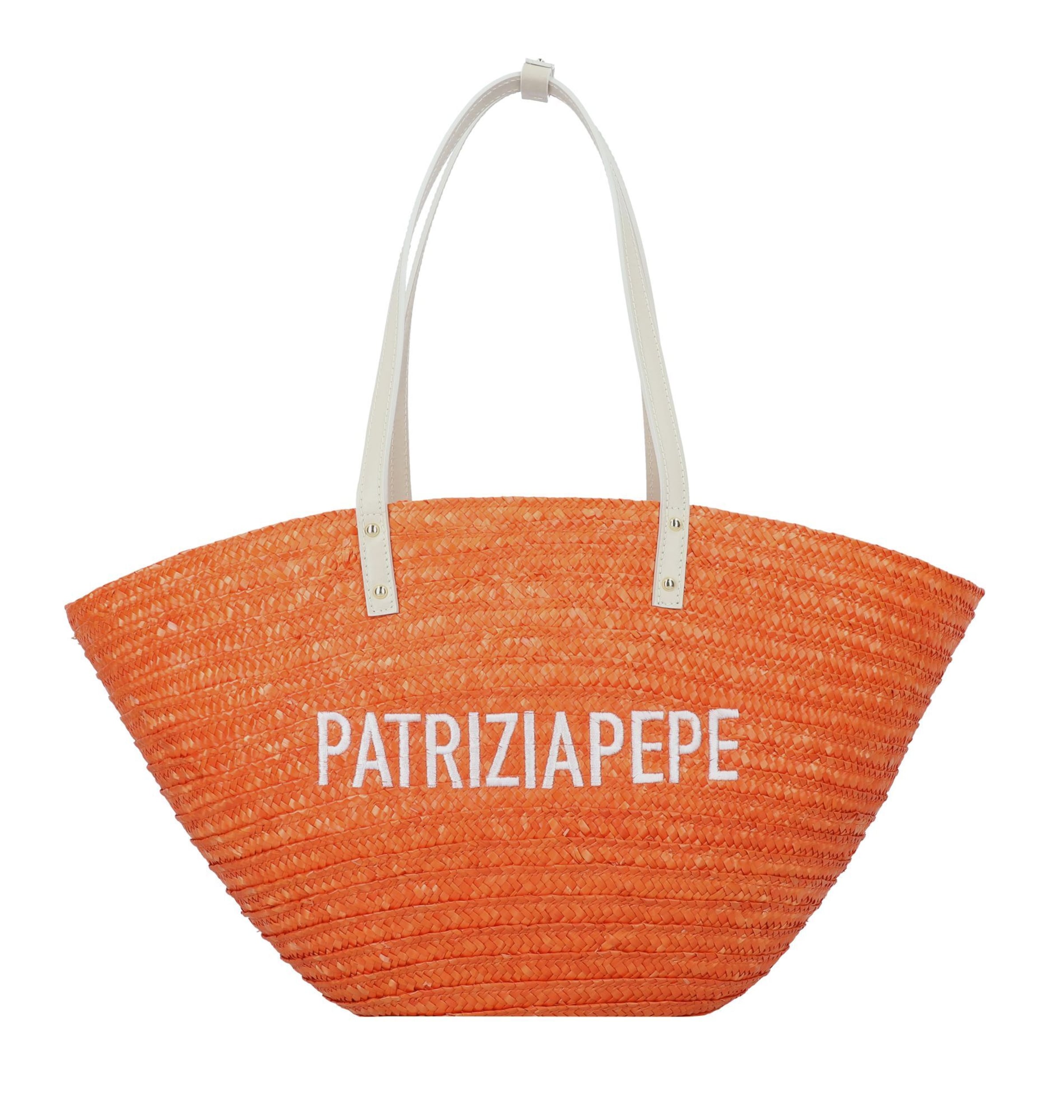 Cabas PATRIZIA PEPE en orange : devant