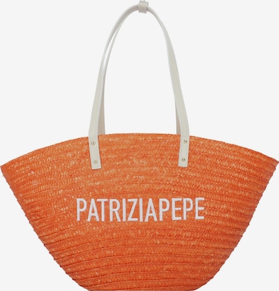 PATRIZIA PEPE Cabas en orange / blanc, Vue avec produit