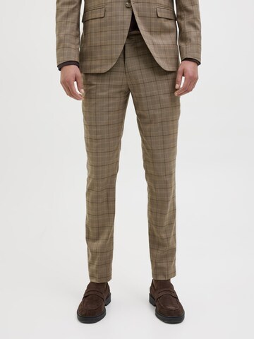 JACK & JONES Slimfit Pantalon 'JPRFranco' in Bruin: voorkant
