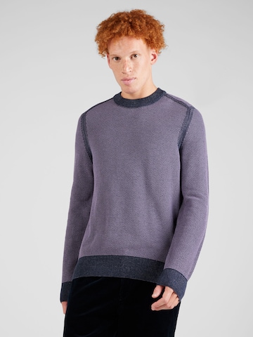 BOSS Orange Sweater 'Aquila' in Blue: front