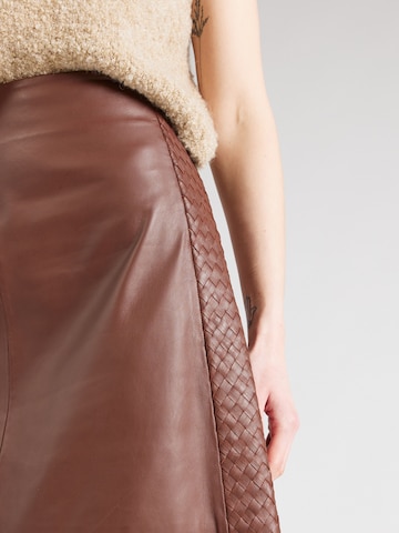 Weekend Max Mara Skirt 'OCRA' in Brown
