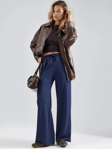 Hiccup Wide leg Broek in Blauw